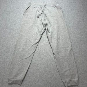 BYLT Joggers Mens Large Gray Elastic Waist Tapered Premium Basics Athleisure